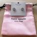 Kate Spade Jewelry | Kate Spade Spot The Spade Pave Halo Spade Studs Silver | Color: Silver | Size: Os