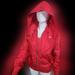 Coach Jackets & Coats | Coach Red Bomber Jacket With Detachable Hood Size M | Color: Red | Size: M