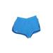 Under Armour Athletic Shorts: Blue Solid Activewear - Women's Size X-Small