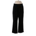 Liz Claiborne Dress Pants - High Rise: Black Bottoms - Women's Size Large