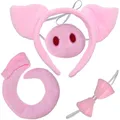 Ensemble d'accessoires de olympiques de overpour tout-petits et enfants rose flou oreilles de