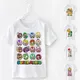 T-shirt d'été à manches courtes pour hommes et femmes Super Mario Bros garçons et filles Anime