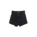 Divided by H&M Denim Shorts: Black Solid Bottoms - Women's Size 2