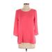 Express Long Sleeve Blouse: Pink Tops - Women's Size Small