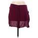 LA Hearts Casual Skirt: Burgundy Bottoms - Women's Size Small