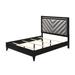 Everly Quinn Brane Bed Wood in Black | 55 H x 80 W x 85 D in | Wayfair 65AAF31297384667BA755325131E7061