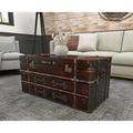 Breakwater Bay Aabas Coffee Table Wood in Black/Brown | 21 H x 40 W x 19 D in | Wayfair 6DB75671F8EA407CA9DEFA0D812EC4E3