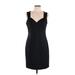Banana Republic Casual Dress - Bodycon: Black Solid Dresses - Women's Size 12
