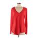 Lilla P Active T-Shirt: Red Activewear - Women's Size Medium