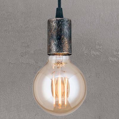 ORION Hängelampe Rati, dimmbar, braun / rost, für Wohn- / Esszimmer, Metall, Vintage, Pendelleuchte Image