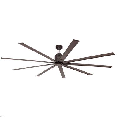 CasaFan Deckenventilator Big Smooth Eco 220 cm bronze, bronze / altmessing, für Wohn- / Esszimmer, Aluminium, Modern