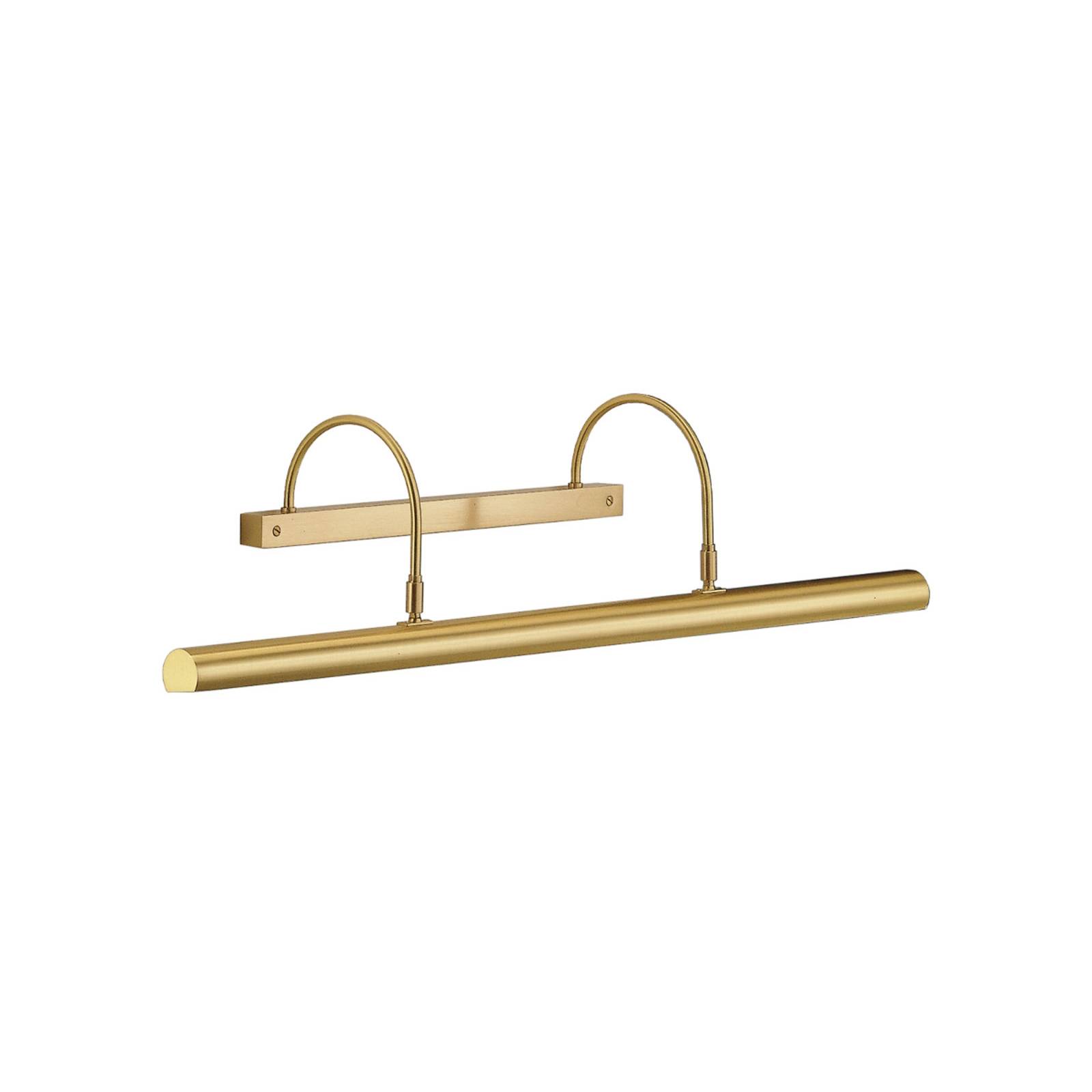 Knapstein Lange Bilderleuchte PICTURE bronze PICTURE, dimmbar, bronze / altmessing, für Flurbereich, Messing, Design, Wandleuchte, Wandlampe Innen