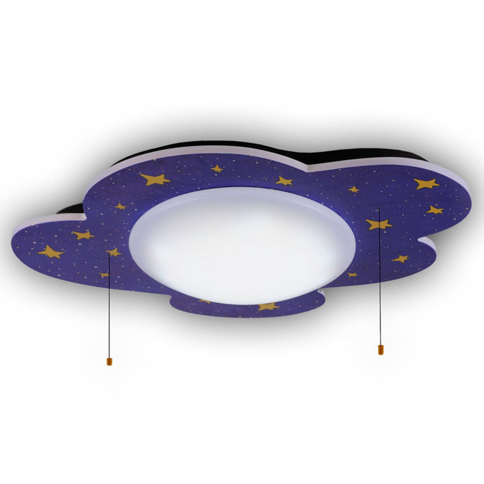 Niermann Standby Deckenlampe Sternenhimel, dimmbar, blau, für Kinderzimmer, Kunststoff, Deckenlampe