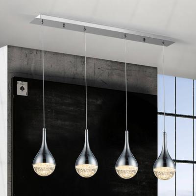 Schuller Valencia Hängelampe Elie, chrom / silber, für Wohn- / Esszimmer, Metall, Modern Image