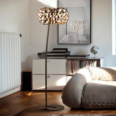 Schuller Valencia LED Stehlampe Narisa, braun / rost, für Wohn- / Esszimmer, Metall, Modern, LED Stehlampe Image