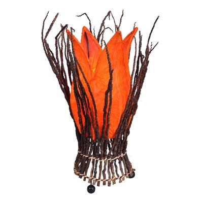 Woru Blumige Tischleuchte Stella, orange Image