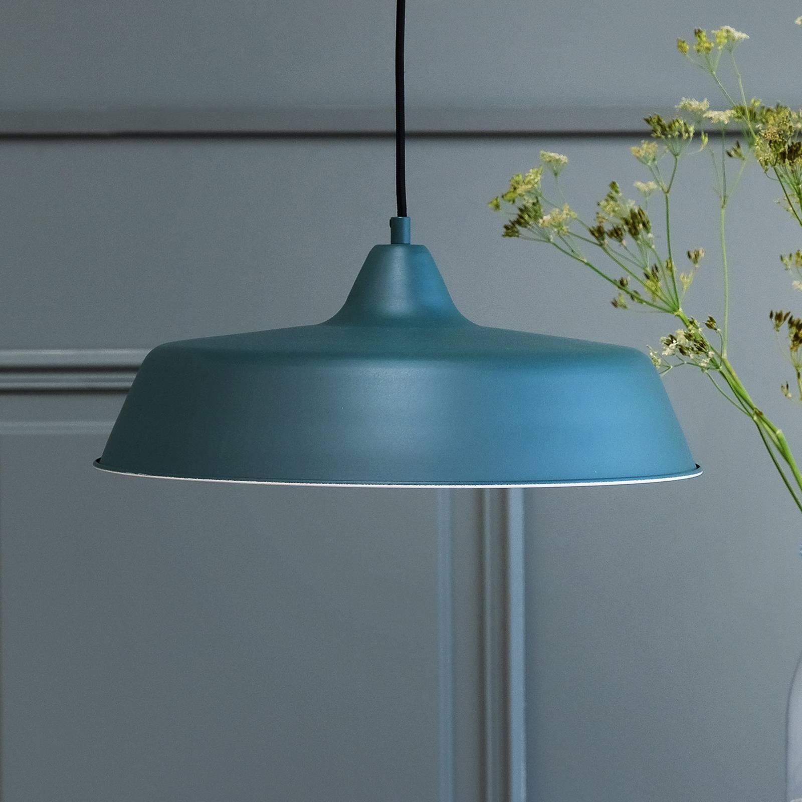 Dyberg Larsen Hängelampe Raw, dimmbar, grün, für Wohn- / Esszimmer, Metall, Skandinavisch, Pendelleuchte