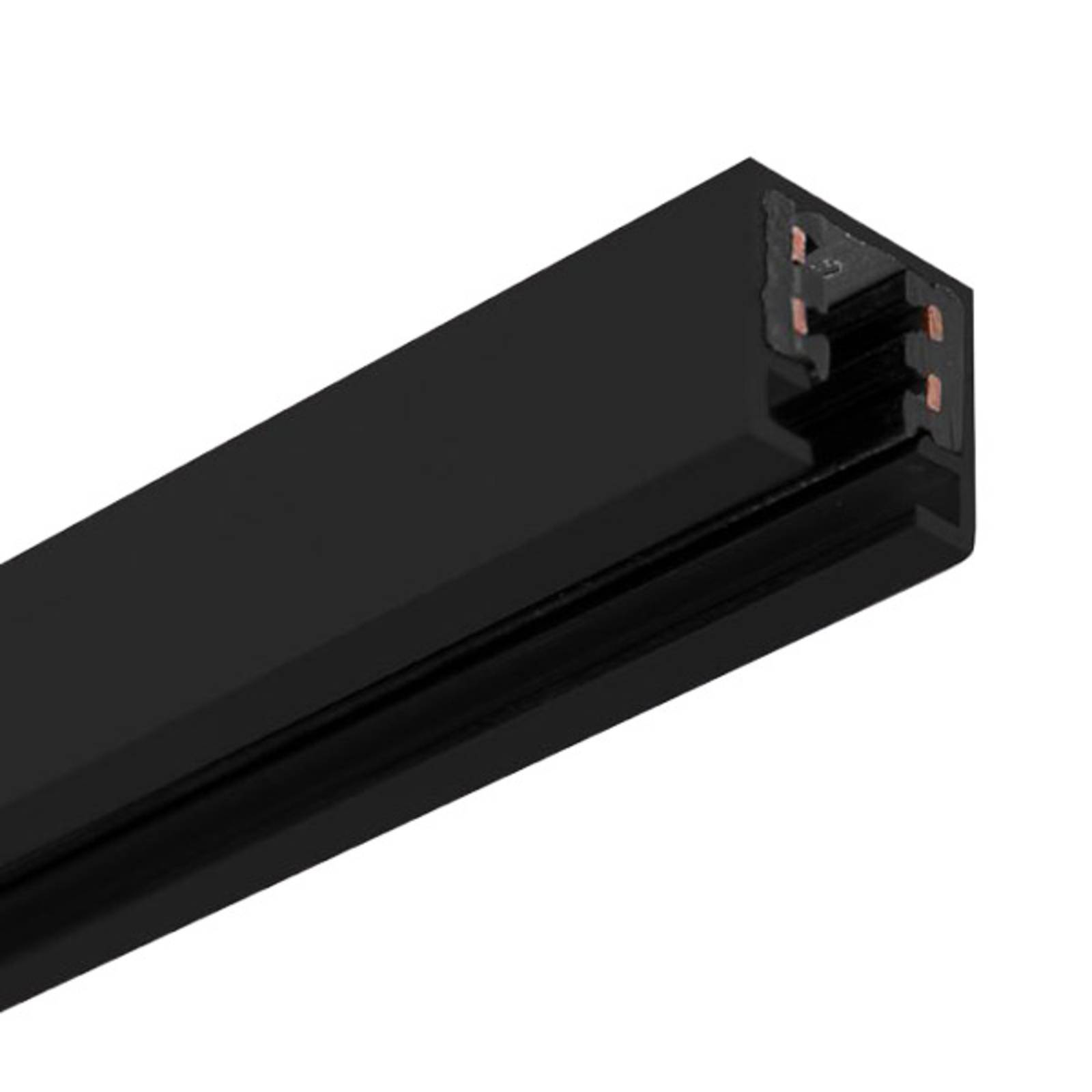 Molto Luce 2-Phasen Stromschiene Volare, schwarz, 200 cm Volare, schwarz, für Wohn- / Esszimmer, Aluminium, Modern, Schienensysteme