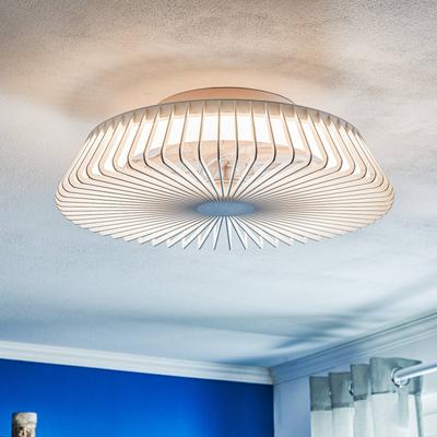 Mantra Iluminación Deckenventilator Himalaya LED, App, Remote, weiß Himalaya, dimmbar, weiß / opal, für Wohn- / Esszimmer, Metall, Modern Image