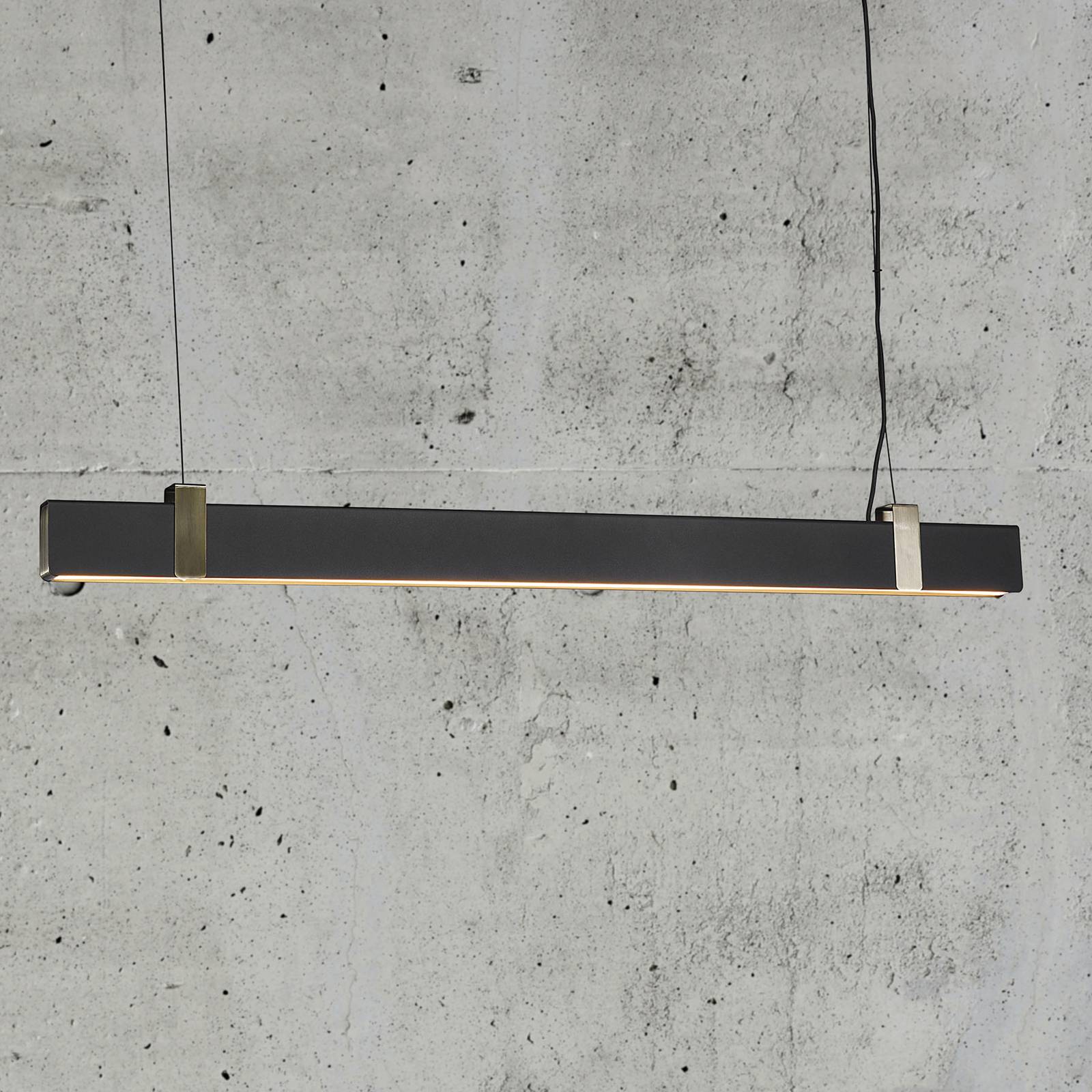 Nordlux Hängelampe Lilt, dimmbar, schwarz, für Wohn- / Esszimmer, Metall, Modern