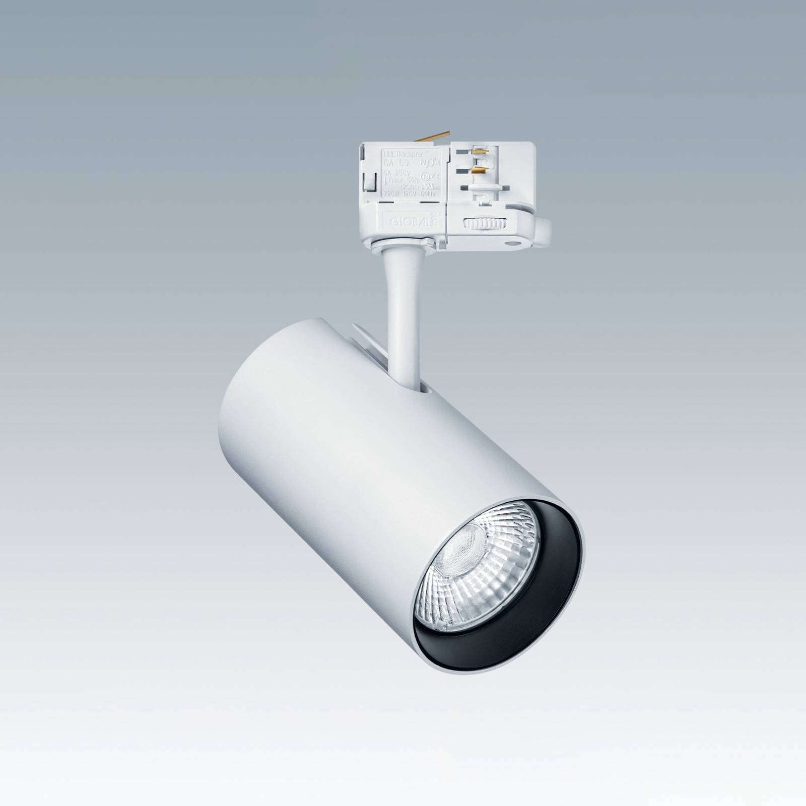 THORN THORNeco Luca L 3-Phasen-Strahler weiß 930 38°, weiß / opal, Aluminium