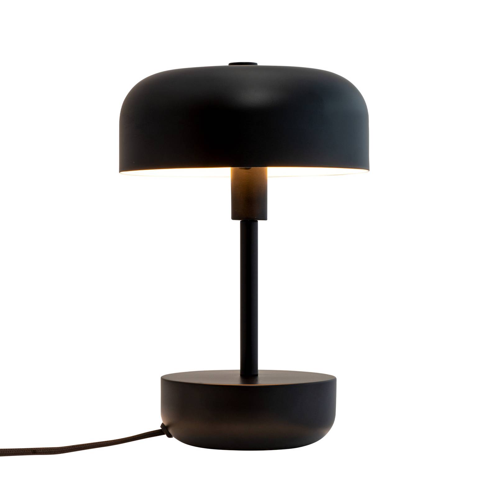 Dyberg Larsen Tischlampe Haipot, schwarz, für Wohn- / Esszimmer, Metall, Modern, Tischlampe