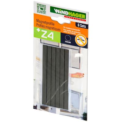 Windhager Insektenschutz Magnetprofile Magnetschliesser Schwarz Image