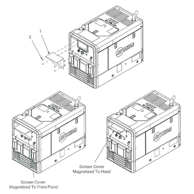 Miller Hose and LP Tank Mounting Assembly