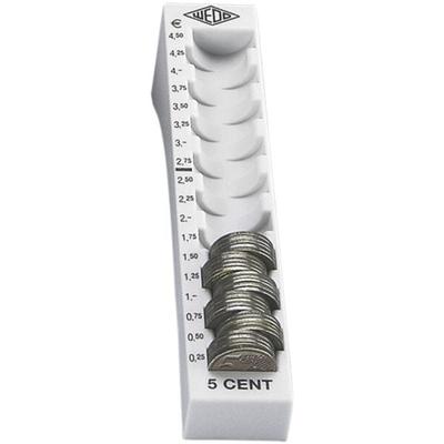 Wedo Geldzählrille 5 Cent grau, 18x3.8x4.5 cm