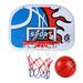 1 Set Punch Free Wall-mounted Basketball Basketball Stand Toy Portable Basketball Sports Game Toy (Small Basketball Hooks)