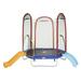Little Tikes Climb n Slide 7ft Trampoline Outdoor Ages 3-10 with Slide and Climbing Steps Boys and Girls Attached Shoe Holder