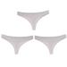 Bigersell Womens Underwear Cheeky Clearance Period Underwear Teens Seamless Panty Style P-933 Polyester Cheeky Panties Thong Underwear Ladies Briefs High Waist Women s Bikini Panties Gray M