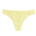 Bigersell Period Underwear Clearance Cheeky Panties Women Bikini Panty Style P-1117 Polyester Cheeky Panties Ladies Thong Briefs High Waist Women s Panties Yellow 3Xl