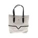 Pour La Victoire Shoulder Bag: Gray Color Block Bags