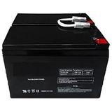 Compatible APC Back-UPS XS1300VA BX1300LCD High Performance Rechargeable Replacement Batteries (2) 12V 9.0Ah Batteries