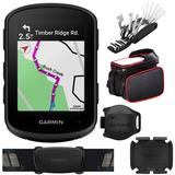 Garmin 010-02695-10 Edge 840 Compact GPS Cycling Computer with Sensor Bundle with Deco Gear 16-in-1 Multi-Function Bike Mechanic Repair Tool Kit and Deco Essentials Bike Frame Cell Phone Mount