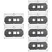Audio Tape Blank Cassette Tapes 30 Min Recording Time Plastic Voice Cassettes for Mixtape Low Noise 6 Pcs