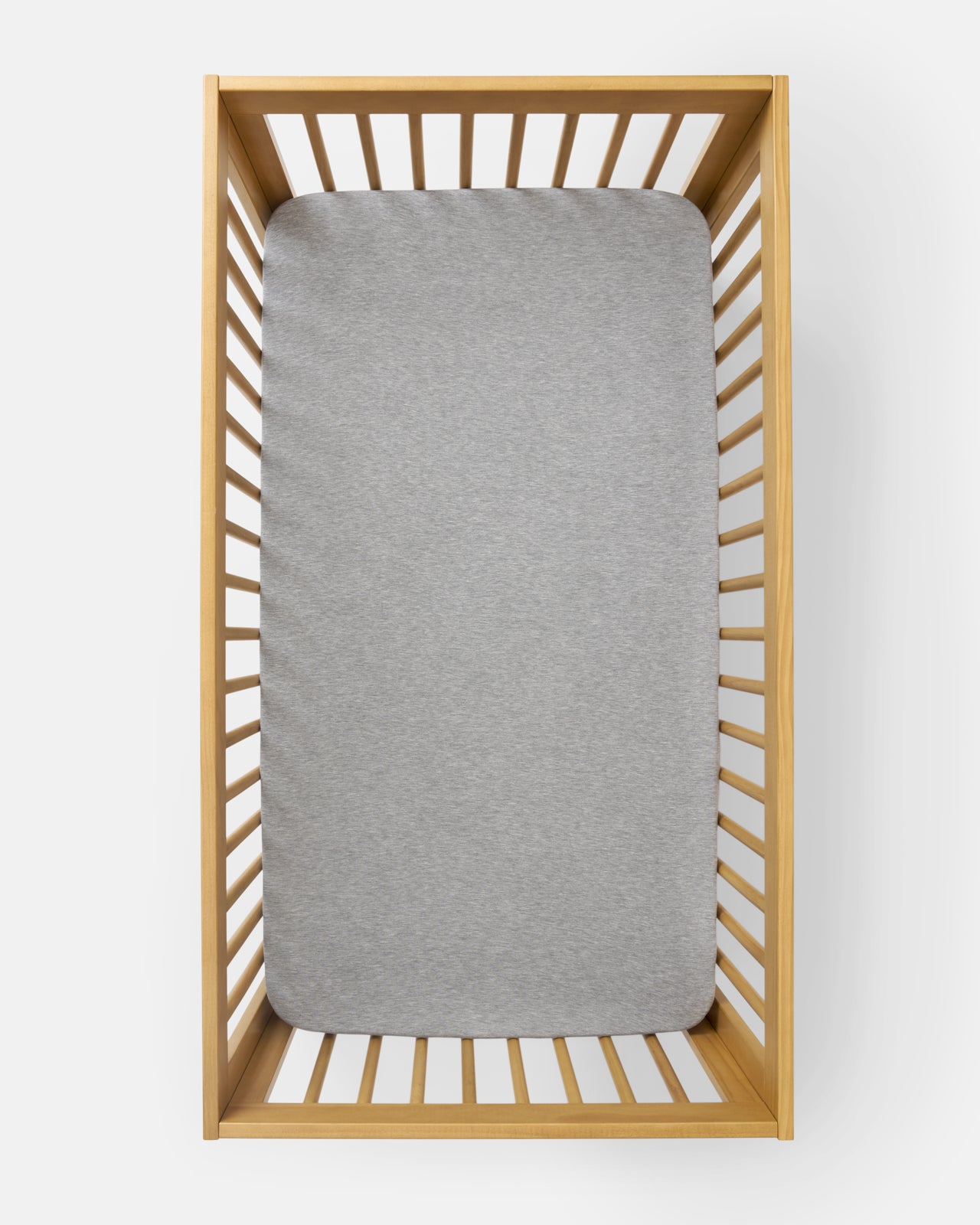 Heather Gray Fitted Crib Sheet - Standard