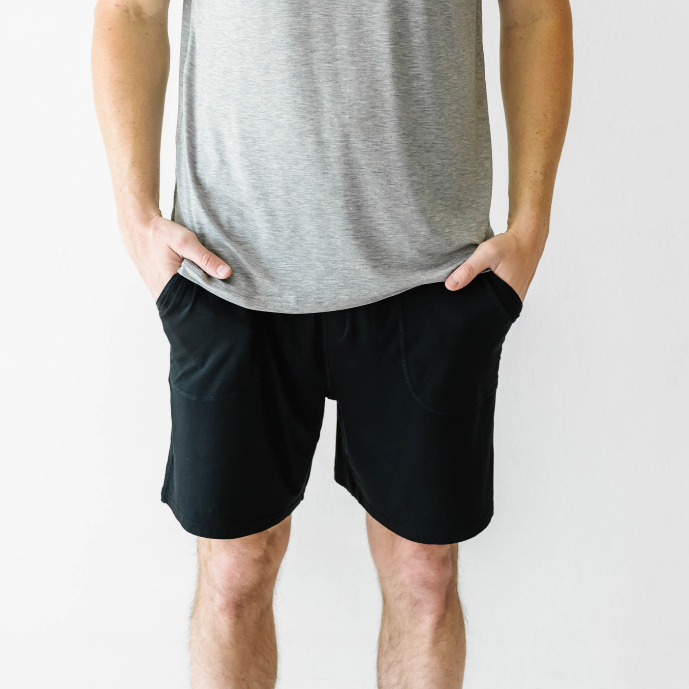 Black Men's Pajama Shorts - M