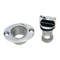 2 Sets Boat Drain Plug Kit Stern Drain Plug Boat Drain Plug Set Stainless Steel Boat Plug