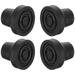 4 Pcs Foot Pad Crutches Accessories Rubber Cane Tips for Canes Replacement Trekking Pole Protectors Elder