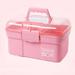 Ploknplq Closet Organizers and Storage Storage Containers Nail Polish Glue Storage Box Multifunctional Practical Multicolor Storage Box Storage Containers