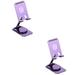 Multifunctional Mobile Phone Holder Folding Bracket Stand for Tablet Cell Foldable Telephone Purple