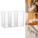 Weloille Cosmetic Household Small Items Storage Box Wall Mounted Divider Box