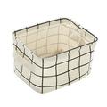 Clearance 50% ZKCCNUK Storage Canvas Storage Bins Basket Organizers Foldable Fabric Cotton Linen Storage Bins For Makeup Book Baby Toy Basket Storage Containers for Home