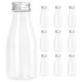 10 Pcs Juice Bottles for Juicing Clear Disposable Milk Beverage Jar Drink Drinks