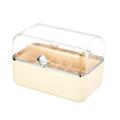 Warkul Acrylic Cosmetic Storage Box Compartment Design with Dustproof Cover Efficient Space-saving Storage Organizer