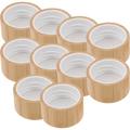 10 Pcs Essential Oil Bottle Bamboo Lid Jar Lids Canning Glass 4 Oz Jars with Containers Caps Small Bottles Roller for