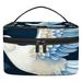 OWNTA Peace Dove Pattern Relavel Cosmetic Tote Bags Printed Design Large Capacity Makeup Bag Makeup Organizer Travel Cosmetic Pouch Toiletry Case Handbag