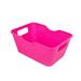 CICRKHB Storage Containers Clearance Makeup Boxes Storage Office Organizer Box Plastic Storage Desktop Housekeeping & Organizers Hot Pink